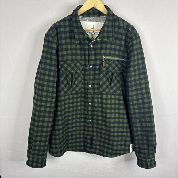 Jay Howell x Lifetime Quilted Plaid Jacket Men’s XL Green Black Shacket - Picture 1 of 8